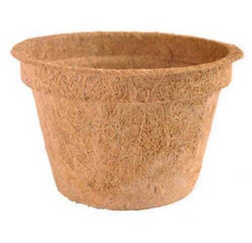 Coir Pot With Round Shape For Indoor Gardening Use