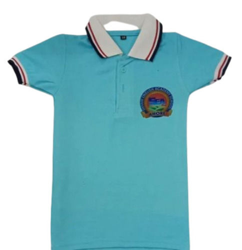 Half Sleeves Polo Neck Kids School T Shirts