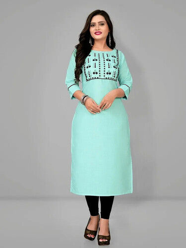 Ladies Printed Cotton Kurti For Casual Wear