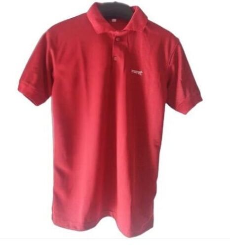 Mens Short Sleeves Plain Polo T Shirt