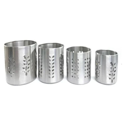 Round Shape Stainless Steel Spoon Cutlery Holder