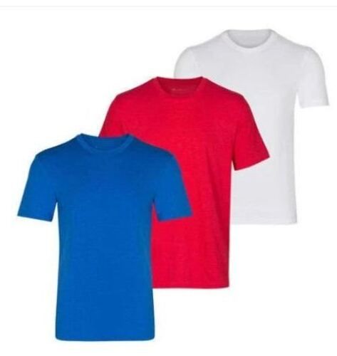 Short Sleeves Round Neck Mens Plain T-Shirt