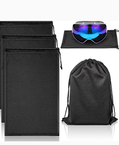 thumbnail image 2 of PATIKIL Sunglasses Pouches - 12 Pack Microfiber Drawstring Bags For Glasses & Small Items (Green) 2 of 13