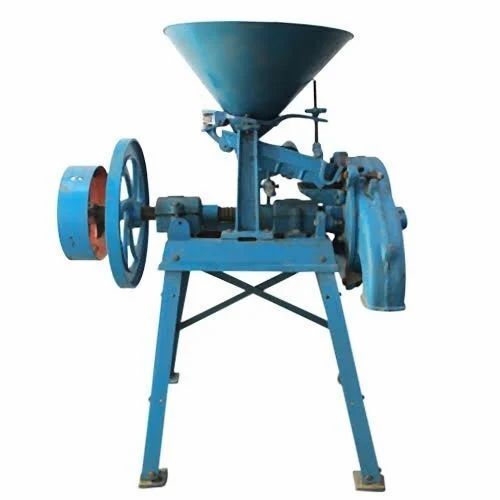 Blue Color Coated Single Phase Automatic Dal Grinder Machine