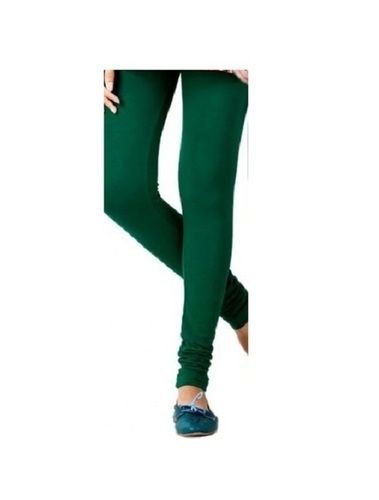 Breathable Cotton Plain Dyed Slim Fit Casual Wear Ladies Churidar Leggings