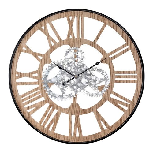 Designer Round Analog Wall Clock For Home Decoration By Sai Enterprise