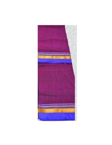 Festive Wear Lightweight Skin-Friendly Plain Soft Silk Ladies Saree