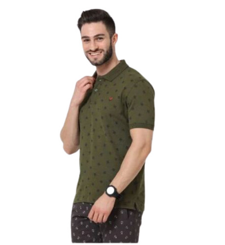 Mens Printed Polo T Shirts