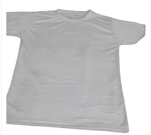 Round Neck Short Sleeves Plain Mens T Shirt