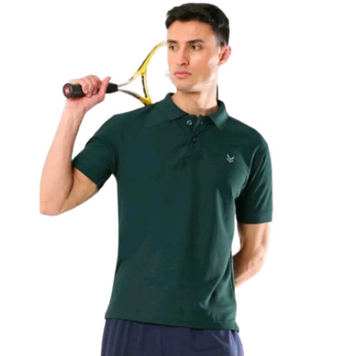 Short Sleeves Plain Mens Polo T Shirts