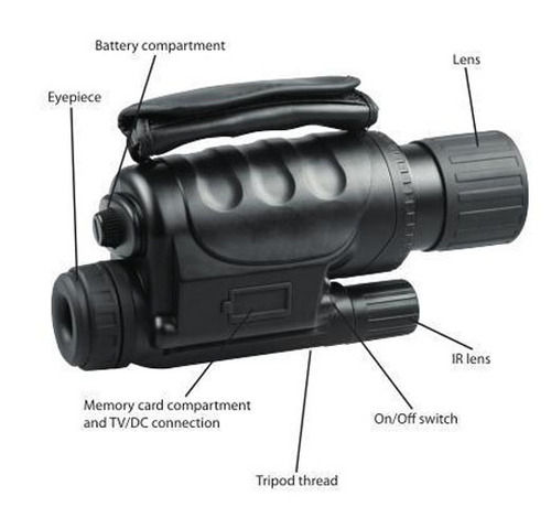 WTPL Advanced 7 X 60 Digital Day and Night Vision Recordable Monocular