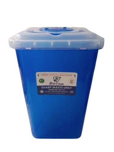 Blue Medical Waste Bin