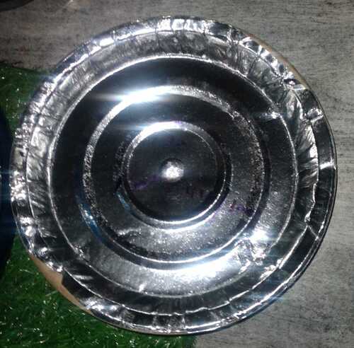 Disposable Silver Paper Plate For Event And Parties