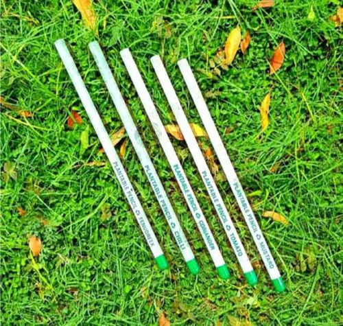 लेखन और चित्रकारी के लिए इको फ्रेंडली टीक वुड राइटिंग पेंसिल