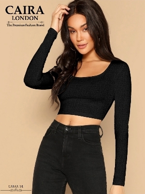 Full Sleeves Ladies Crop Tops