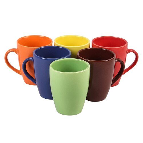 Multicolored Ceramic Coffee Cups