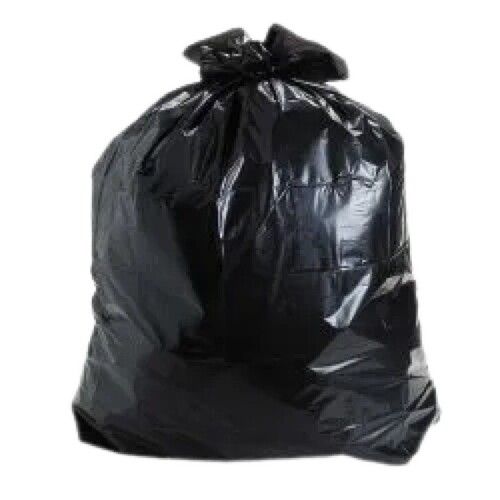 Plain Black Color Disposable Garbage Bags