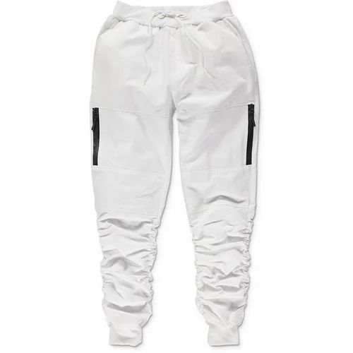 White Plain Cotton Boys Lower For Sports Wear