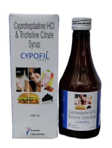 Cyproheptadine Hcl And Tricholine Citrate Syrup
