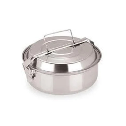 Rond Shape Steel Single Meal Container with Lid