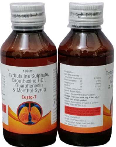 Terbutaline Sulphate Bromhexine Hydrochloride Guaiphenesin Menthol Syrup