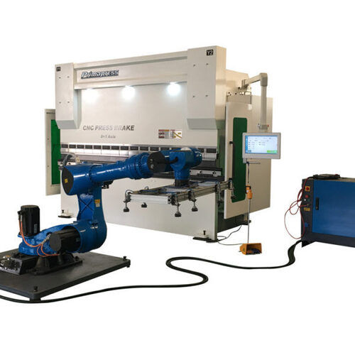 CNC Servo Hydraulic Press Brake Machine With Flexible Bending Cells-Gantry Robot