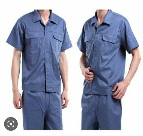 Machine Made Plain Industrial Uniforms Set For Male And Female at Best ...