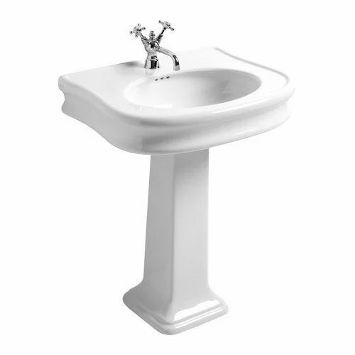 Pedestal Wash Basin For Home, Hotel And Restaurant Use