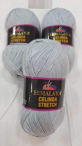 Plain Grey Color Twisted Chenille Yarn