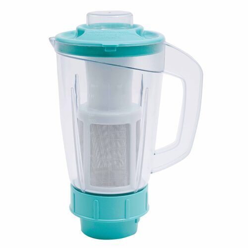 Polycarbonate Body And Steel Blade 19000 Rpm Mixer Jar