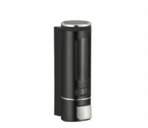 Black Veer Capsule Plastic Wall Mounted Soap Dispenser