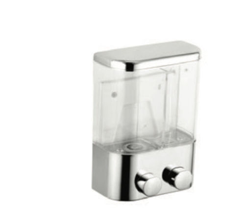 Chrome Veer Double Cp 400Ml Shampoo Shower Dispenser