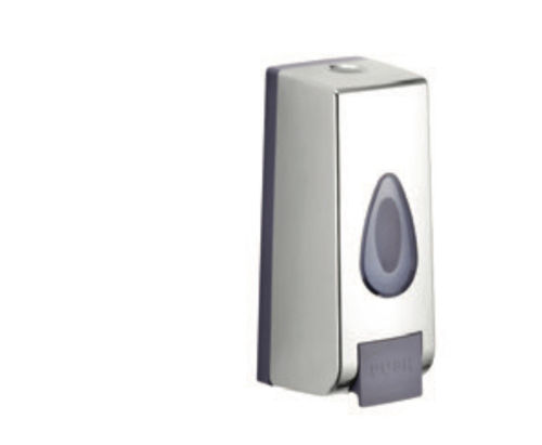 Veer Wall Mounted Small Push Plastic Soap Dispenser