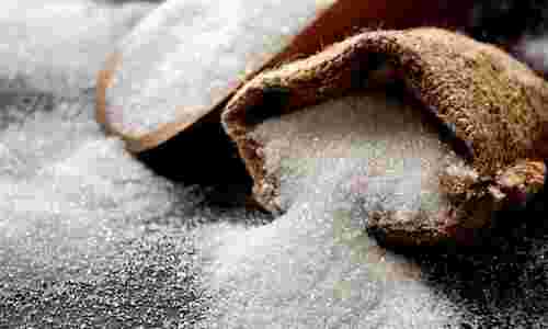 White Sugar Used In Drinks, Ice Cream And Sweet