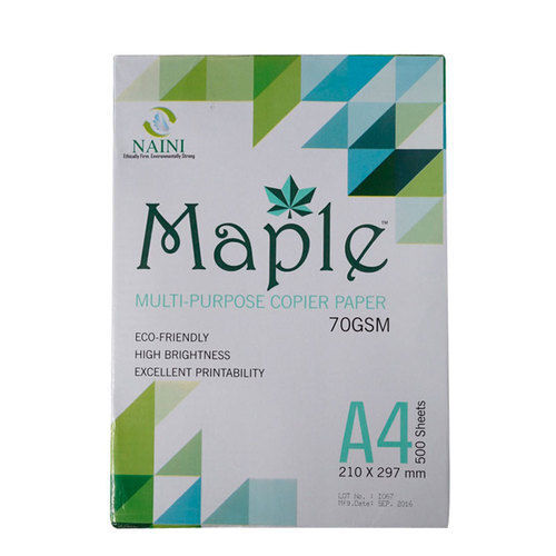 White 70 Gsm Multi-Purpose A4 Copier Paper