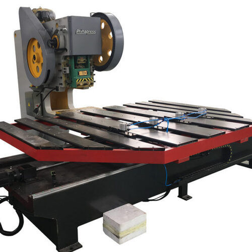 Deep Throat Power Press Machine With CNC Feeding Table