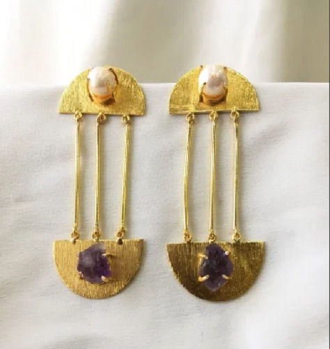 Natural Stone Earring For Ladies