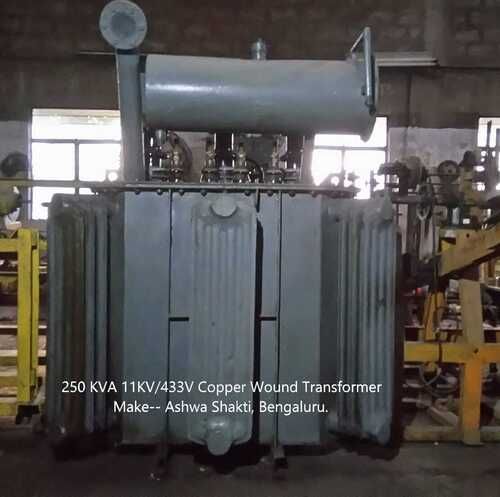 Oil Cooled 250 KVA 11KV/433V Copper Wound Transformer