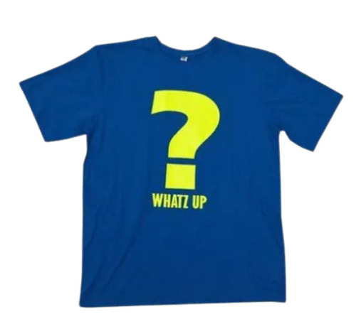 Round Neck Mens Printed T Shirts