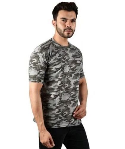 Short Sleeves Printed Pattern Mens T Shirts 