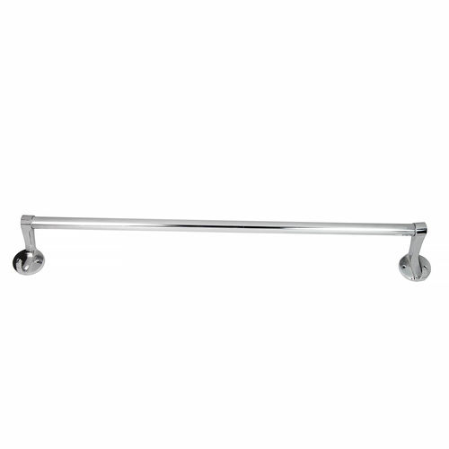 Chrome Veer Brass Round Hook Towel Rod