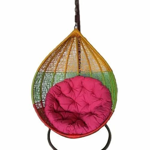 Wicker Swing Chair For Garden And Home