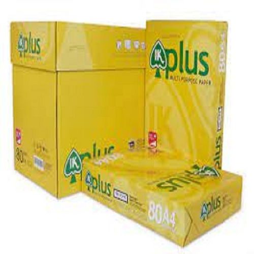 100% Premium Ik Yellow White A4 Copy Paper