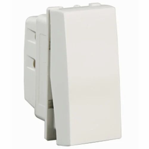 White Color One Way Modular Switch