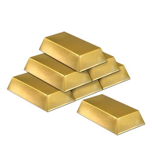 99.999 Percent Pure Golden Bars Gold Bar