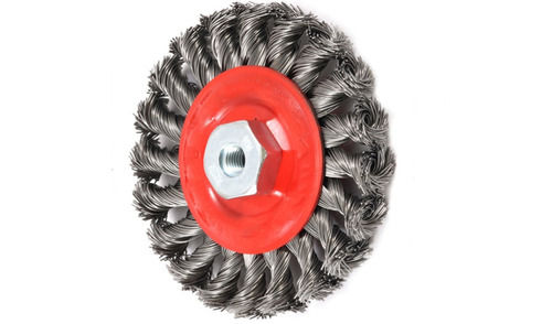 Carbon Steel and Stainless Bristle Hard Twisted Knot Wheel Brush