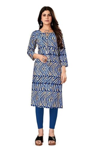 Casual Ladies Full Sleeves Digital Printed Kurtis Legging Set