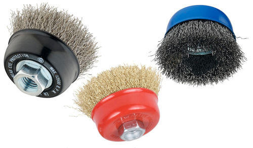 Crimped Wire Cup Brush For Clean And Polish Surface