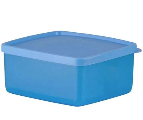 Rectangular Blue Plastic Food Storage Container