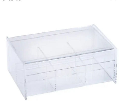 Acrylic Tea Bag Holder Storage Bin Box With Lid